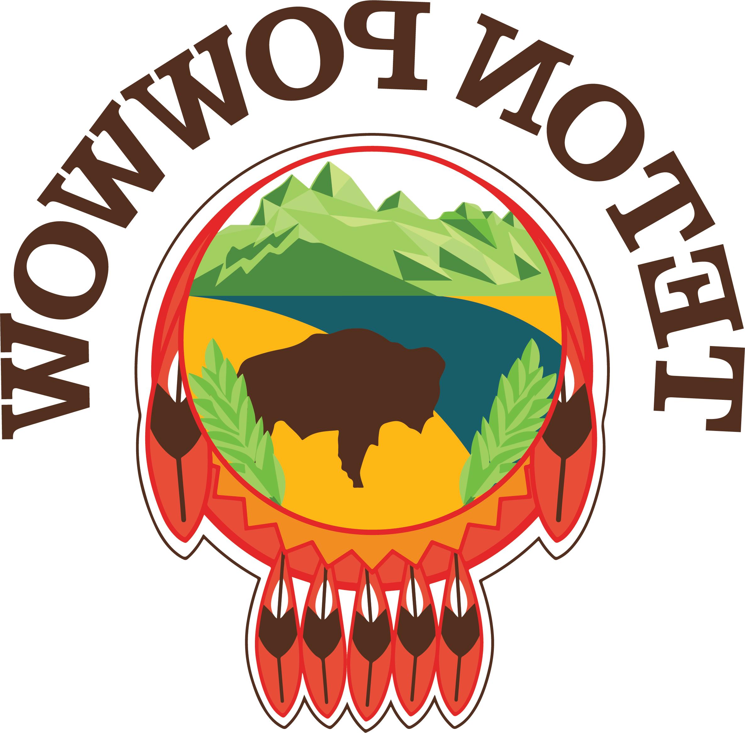 提顿Powwow的标志